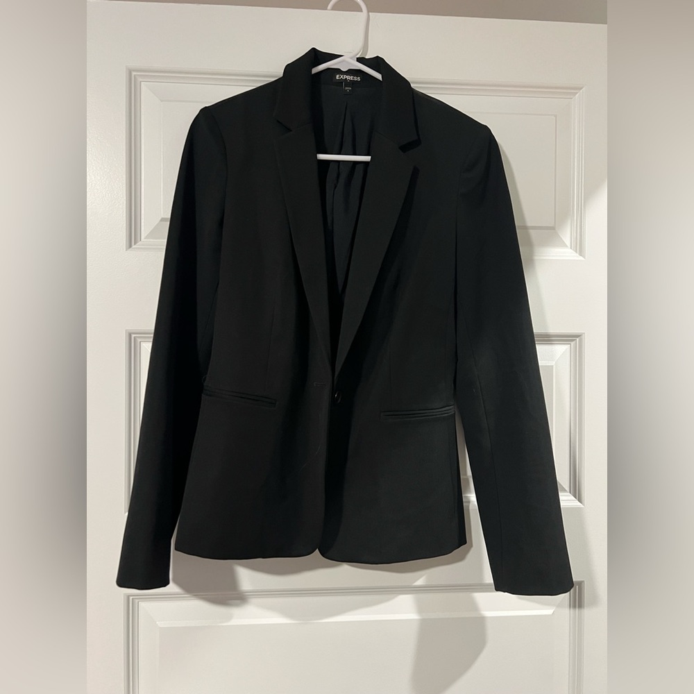 Express Women's Classic Black Suit Jacket